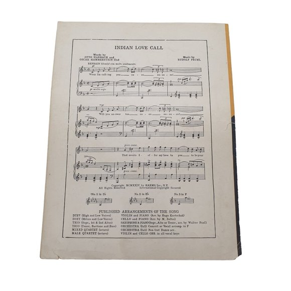 Vintage Sheet Music 1932 Speak To Me Of Love French English Voice Piano Ukulele - Picture 2 of 4